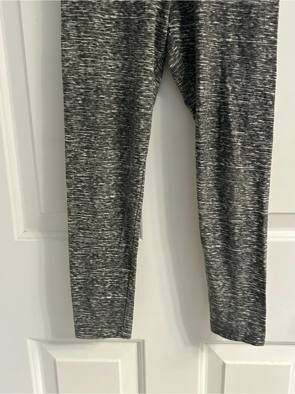 Justice Black/Gray & White Space-Dye Girls' Leggings